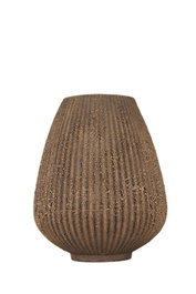 Aberto Design BK019 Maceta Decorativa de Cerámica Marrón